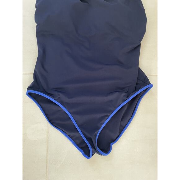 Athleta Swim One Piece Swimsuit Strappy Back Color Block Swimwear - Picture 4 of 8